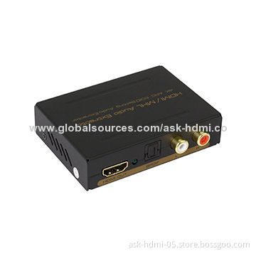 HDMI to 5.1 analog converter support 2CH 5.1CH ADV out